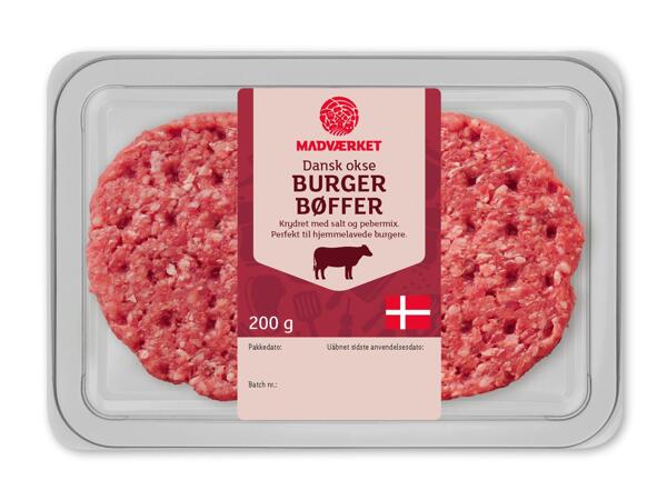 MADVÆRKET Burgerbøffer