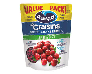 Ocean Spray Reduced Sugar Craisins 250g 