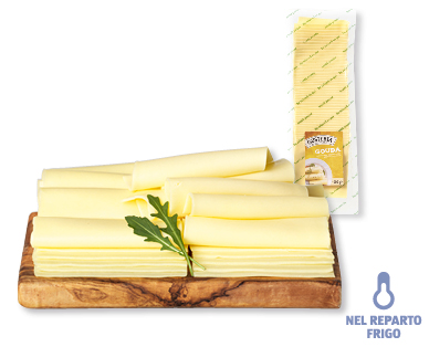 Formaggio Gouda a fette GUSTERIA – SO SCHNELL. SO GUT.