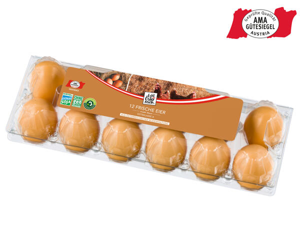 Eier aus Bodenhaltung