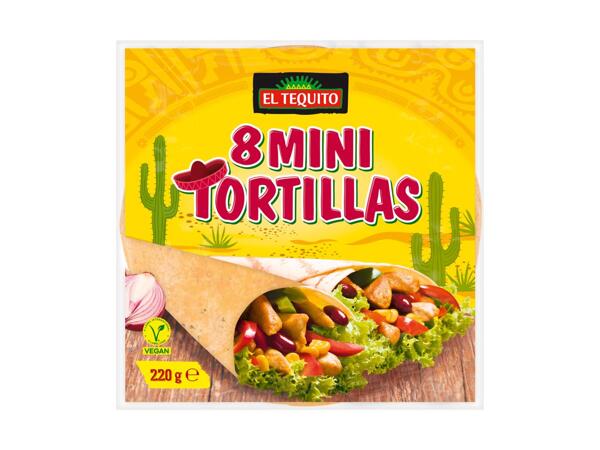 Mini wraps de tortilla
