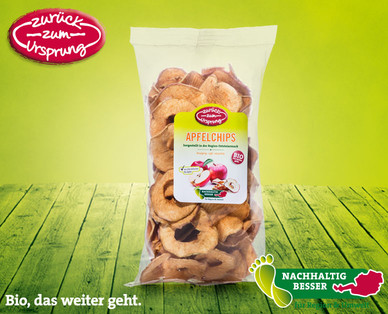 ZURÜCK ZUM URSPRUNG Österr. Bio-Apfelchips