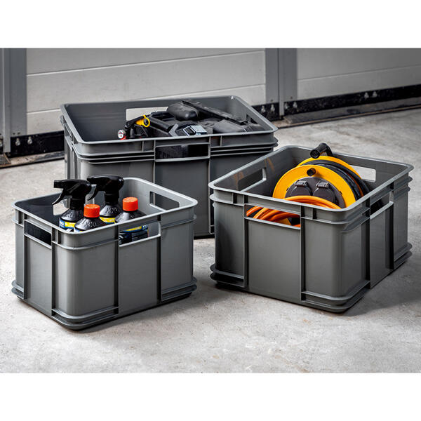 Aufbewahrungsbox aus recyceltem Kunststoff