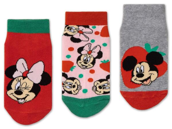 Kinder Sneakersocken, 3 Paar