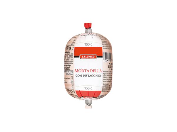Mortadella with pistachio