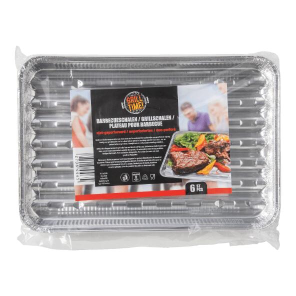 BBQ(R) 				Raviers pour barbecue, 6 pcs
