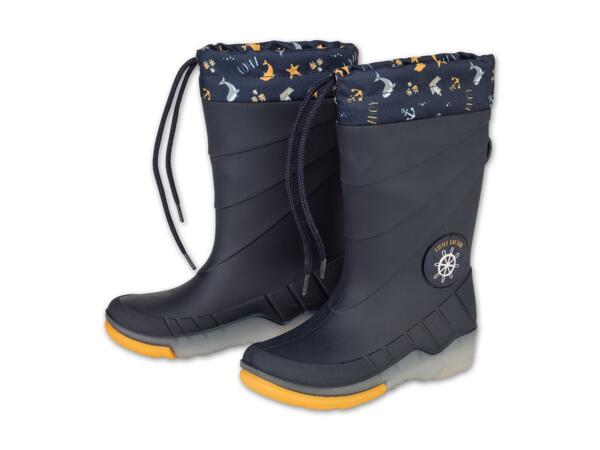 Kleinkinder Blinkregenstiefel