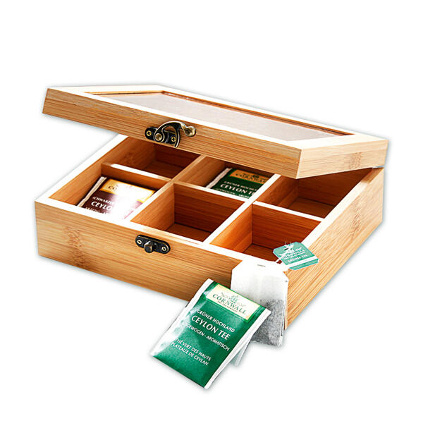 Teebox mit 6 Fächern