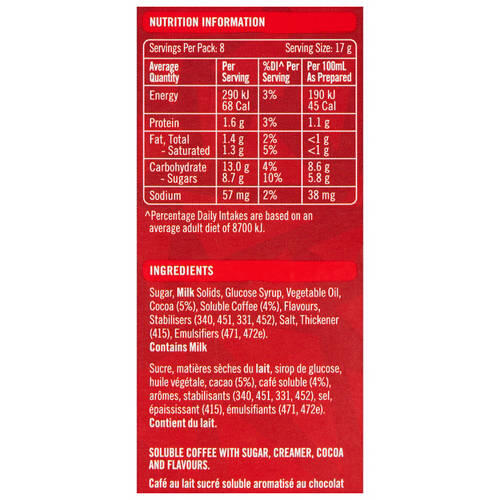 Kit Kat Mocha 8 Pack 136g