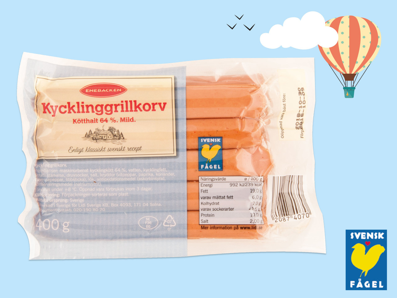 KYCKLINGGRILLKORV