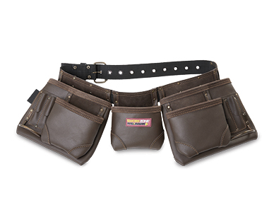 11 Pocket Oil Tanned Leather Tool Belt
