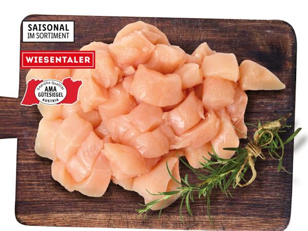 Frisches Maishendl Filet gewürfelt