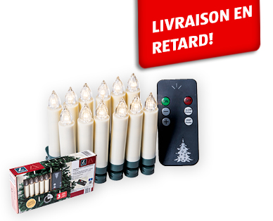 Bougies LED sans fil pour sapin de Noël MY LIVING STYLE