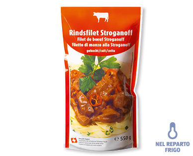 Filetto di manzo alla Stroganoff