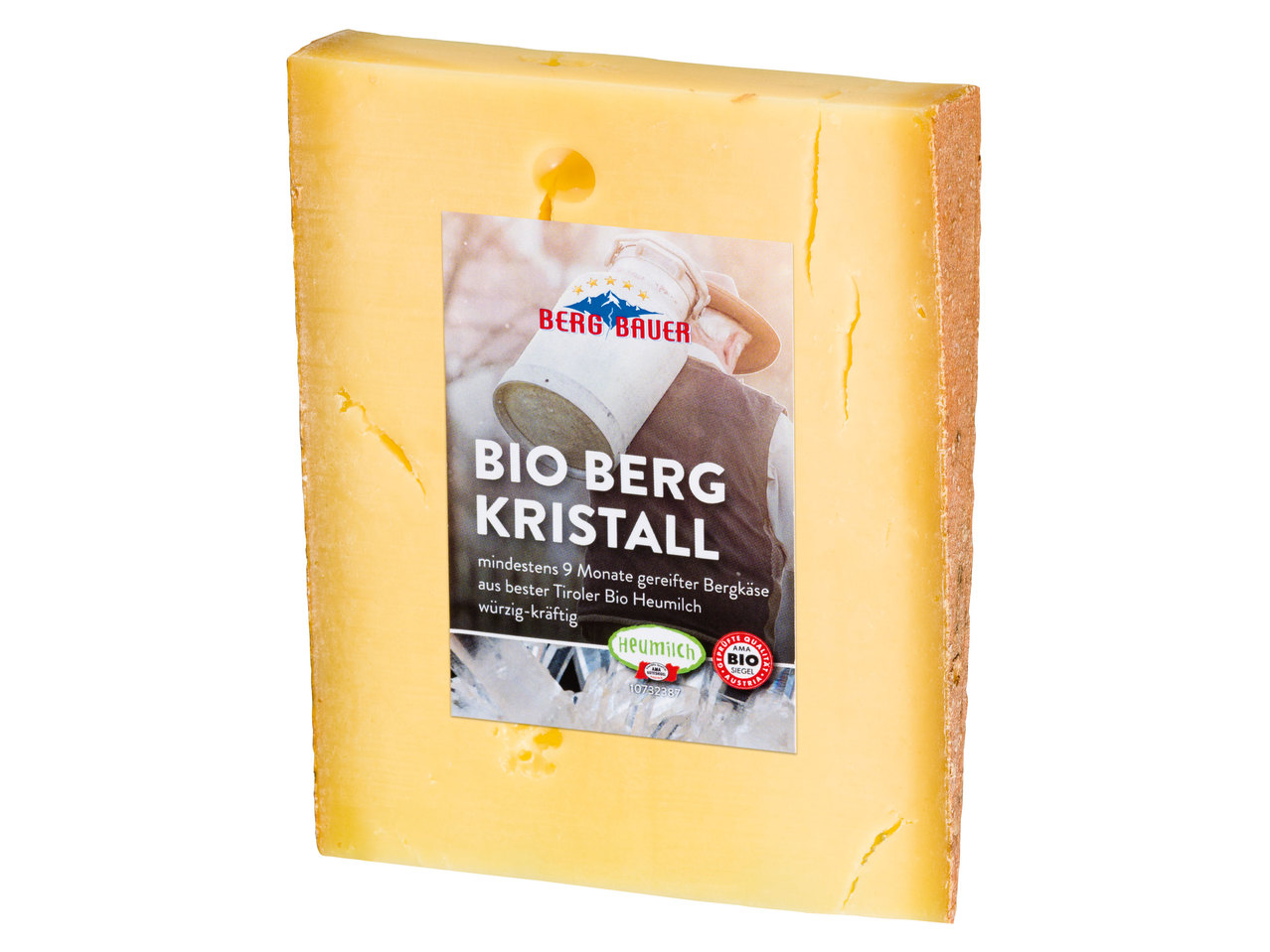 BERG BAUER Bio-Heumilch Bergkristall-Käse