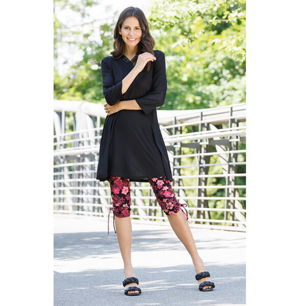 Longtop mit Capri-Leggings