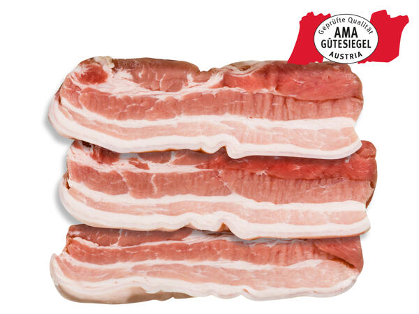 Frischer Schweinebauch