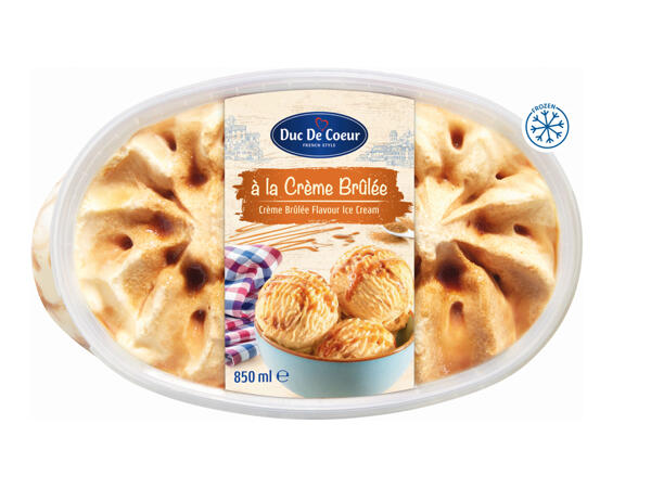 Duc De Coeur Crème Brûlée Flavour Ice Cream