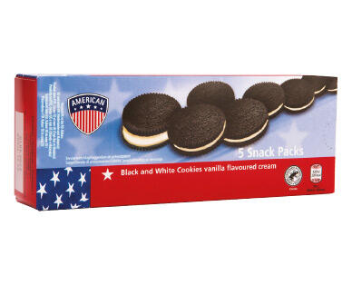 AMERICAN 
 Black & White Cookies
