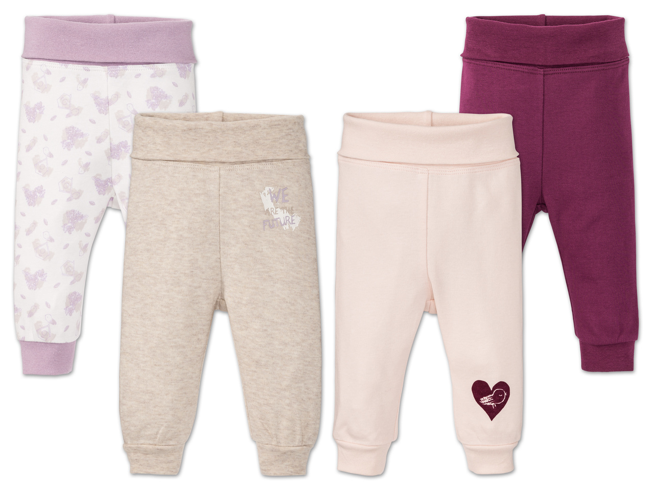 LUPILU(R)PURE COLLECTION Baby Schlupfhose, 2 Stück1