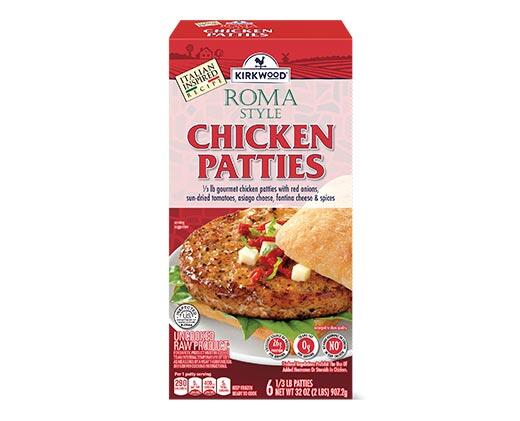 Kirkwood Roma or Hawaiian Chicken Patties