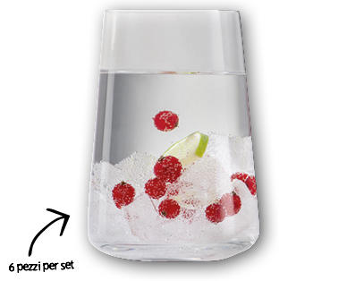 CROFTON(R) Set di bicchieri da acqua, 6 pezzi