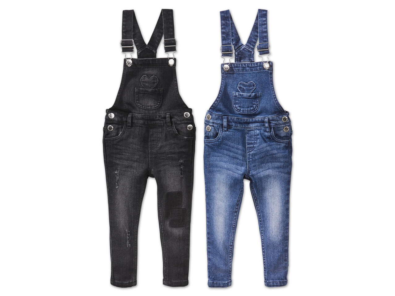 LUPILU(R) Mädchen Latzhose „Slim Fit"1