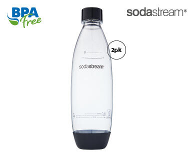 SodaStream Carbonating Bottles – Black 2pk