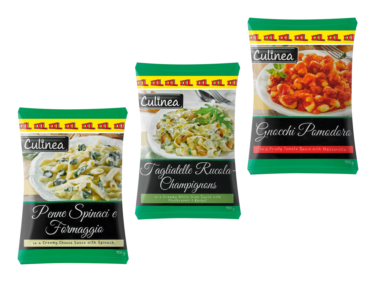 Piatti pronti di pasta XXL