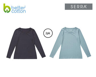 Women's Long Sleeve Stretch Tee 2pk
