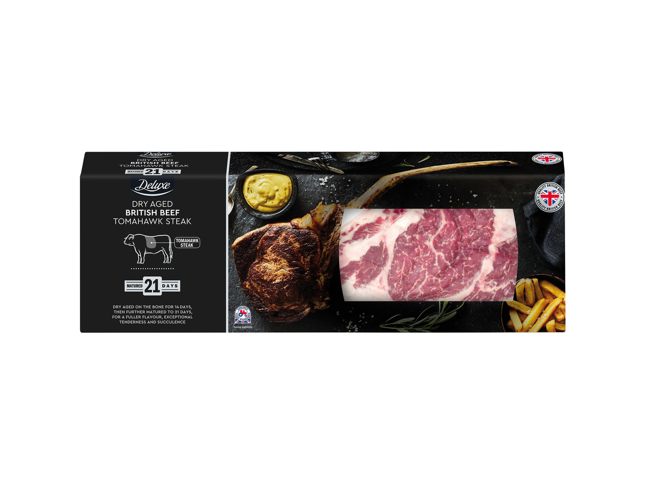 Deluxe Dry Aged British Beef Tomahawk Steak1
