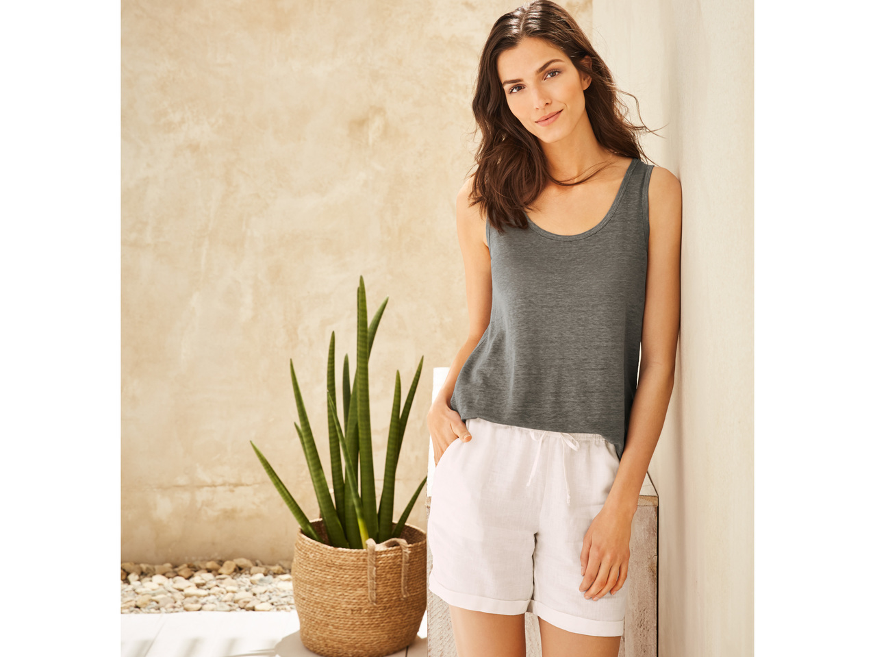 ESMARA(R) Damen Leinentop1