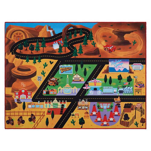 46" x 61" Game Rug Playset - Cars