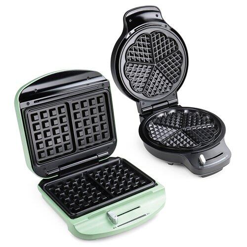 AMBIANO Piastra per waffle e crêpe