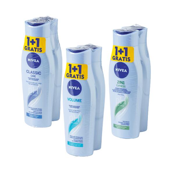 Nivea shampoo voor dames, 2 st.