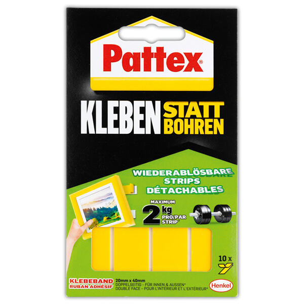 Kleben statt Bohren Strips 10 Stück