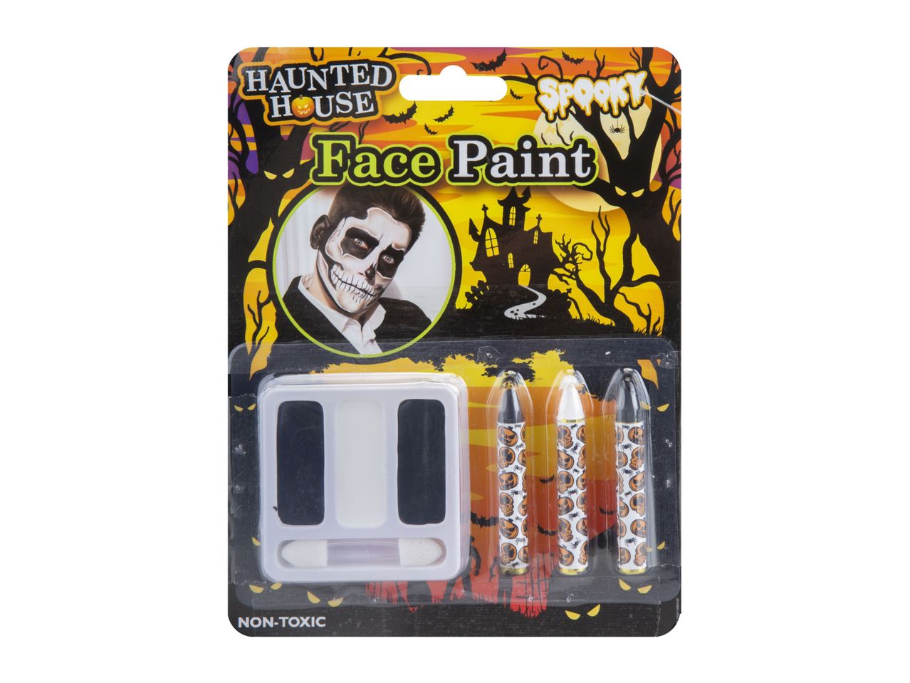 Haunted House Halloween Mixed Ornaments