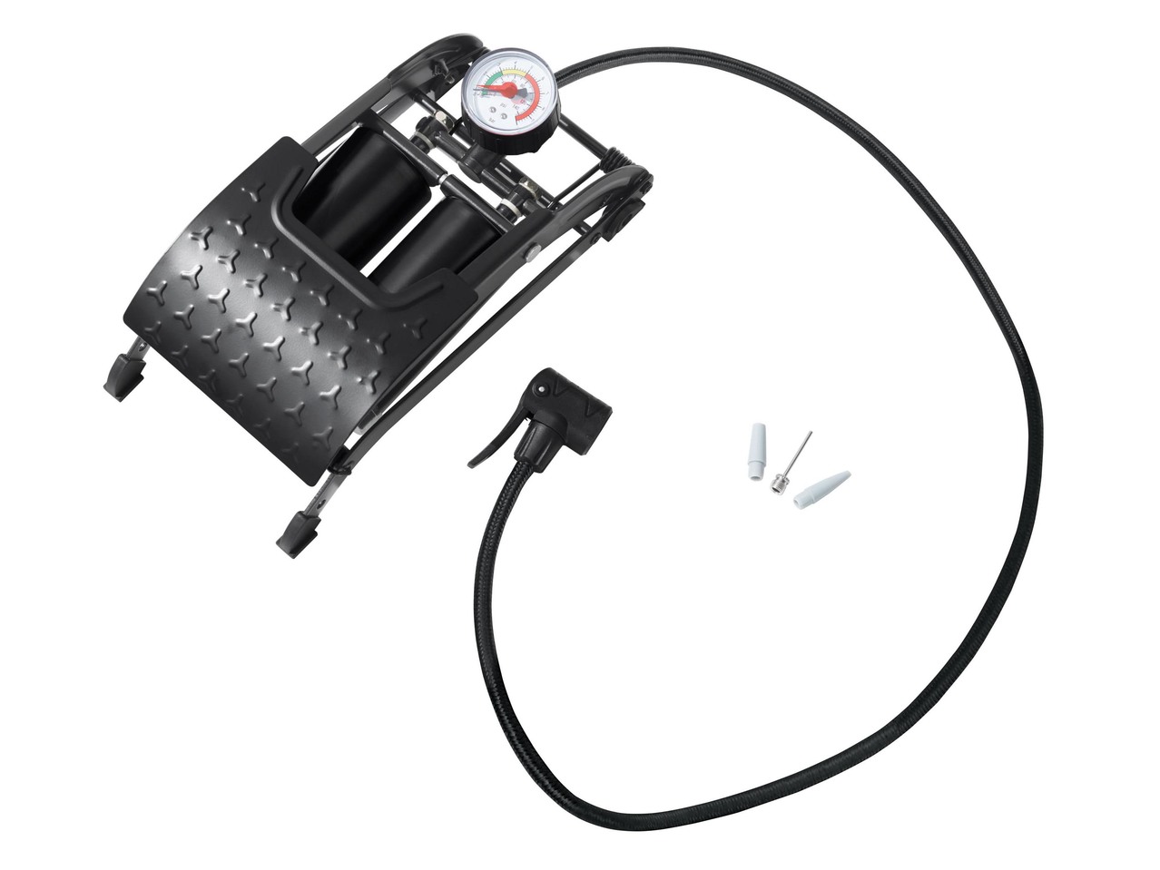Double Barrel Foot Pump
