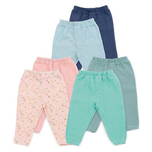 LILY & DANBaby Musselin Schlupfhose, Doppelpkg