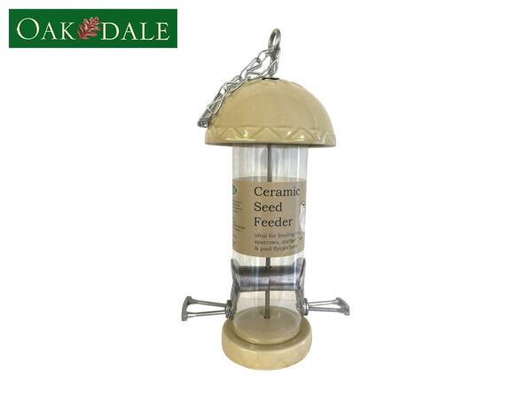 Oakdale Ceramic Bird Seed Feeder