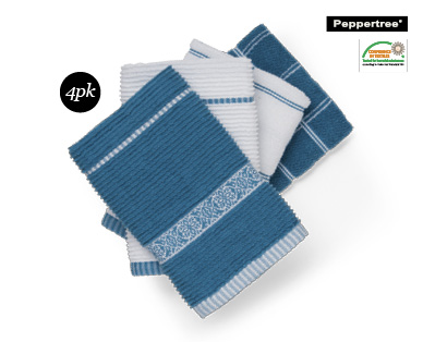 TERRY TEA TOWEL 4PK