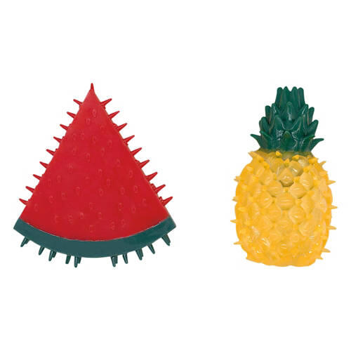 2 Pack Cooling Dog Toys - Watermelon/Pineapple
