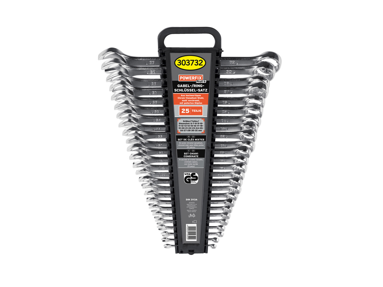 POWERFIX Combination Spanner Set