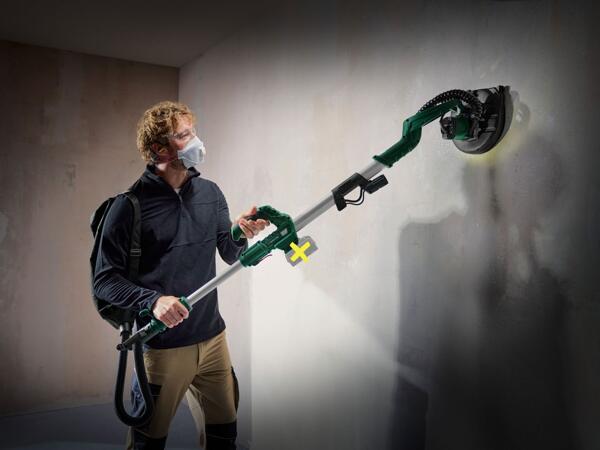 Cordless drywall sander