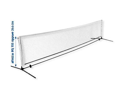 Rete regolabile in altezza per giochi con la palla CRANE(R)