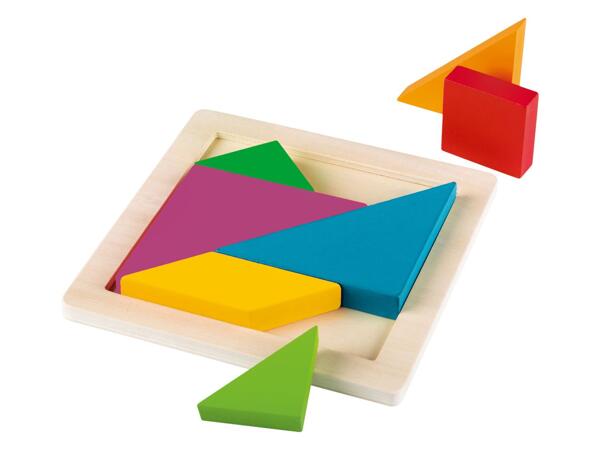 Playtive Wooden Rainbow Tile Game