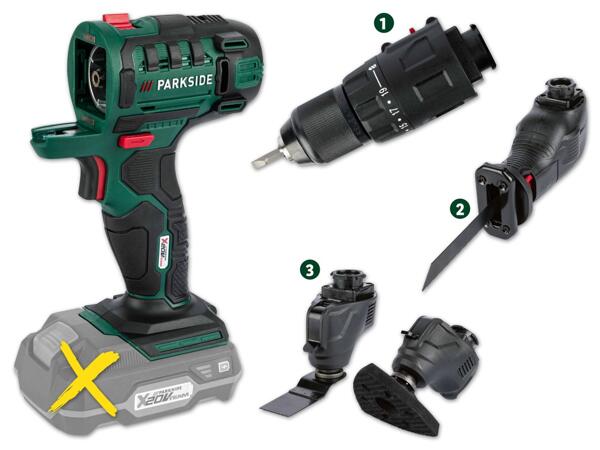 3-in-1-Akku-Kombigerät, 20 V