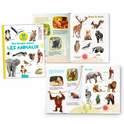 Livre "Mon imagier sonore les animaux"