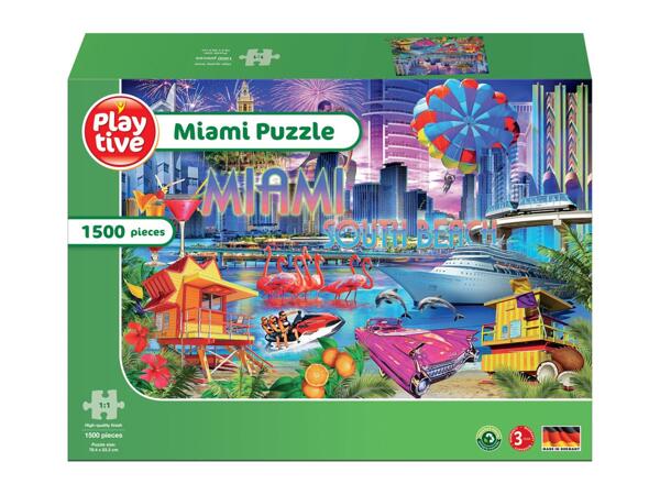 Playtive 1500 Piece Puzzle - Miami