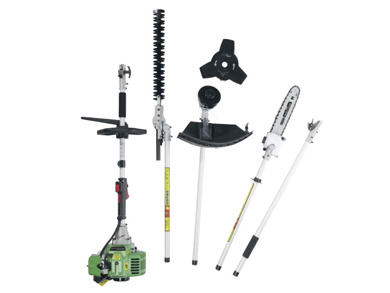 FLORABEST 4-in-1 Petrol Garden Multi-Tool